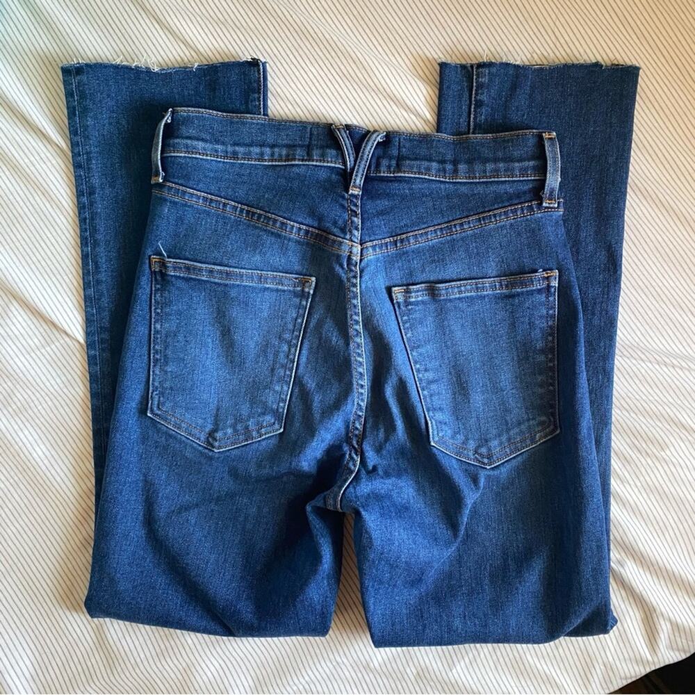 Veronica BEARD 11" CARLY KICK-FLARE JEANs bright blue high rise denim - Picture 5 of 5